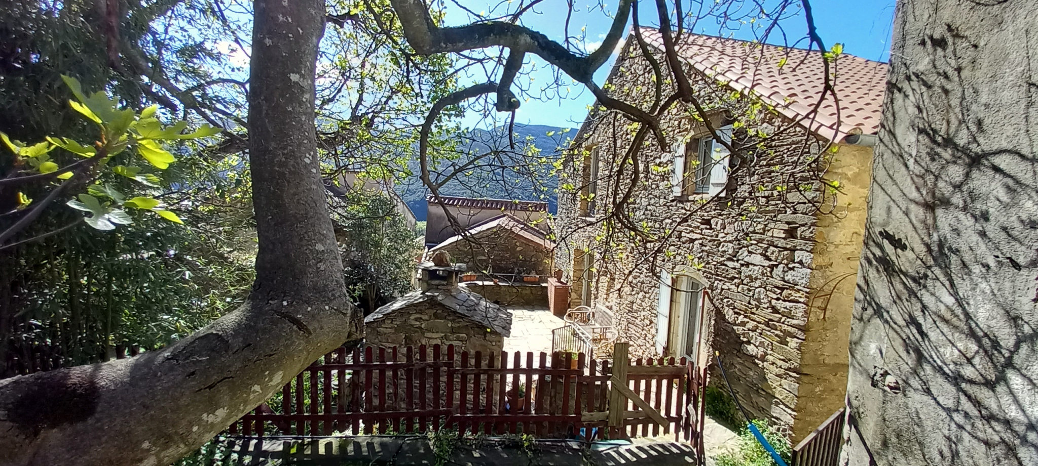 Maison en Pierres au calme, totalement rénovée avec terrasse